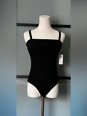 NWTS***Hollister California Slim Tank / Black Ribbed Bodysuit / Size Small